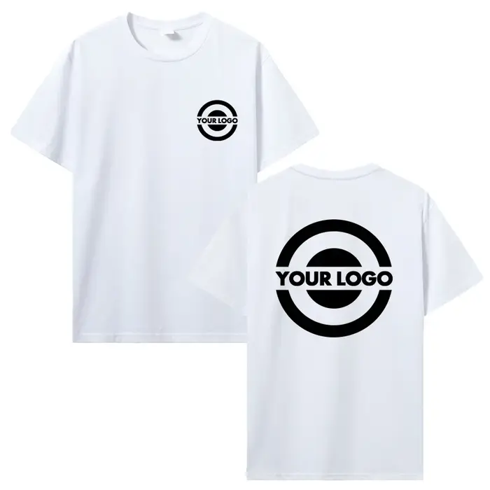 Bricolage votre Photo ou Logo T-shirt imprimé personnalisé femmes hommes été coton
