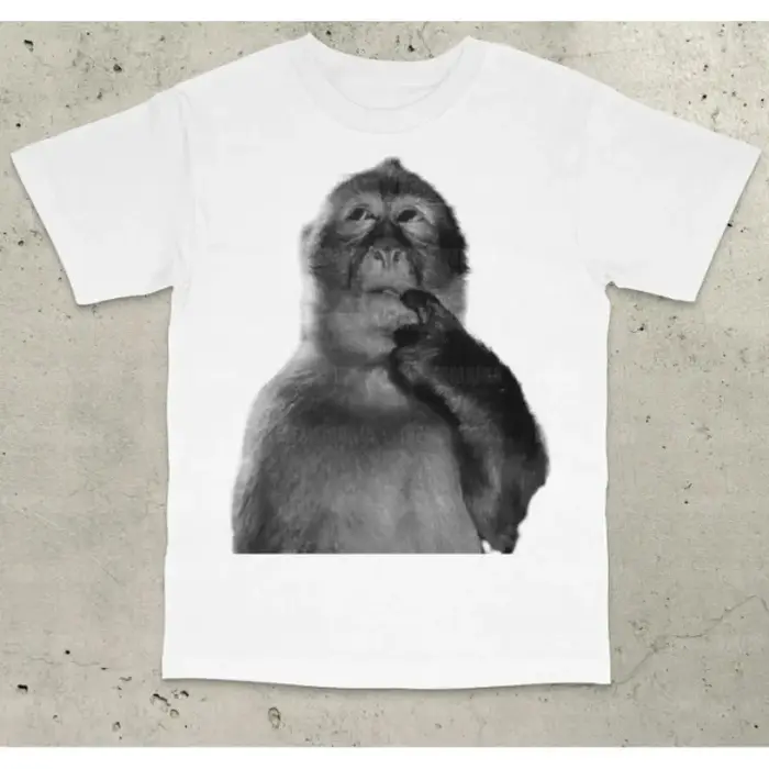 Chemise de singe drôle T-shirt idiot Meme Dank Memes Tee années 90 Vintage Bootleg Odd Core ce