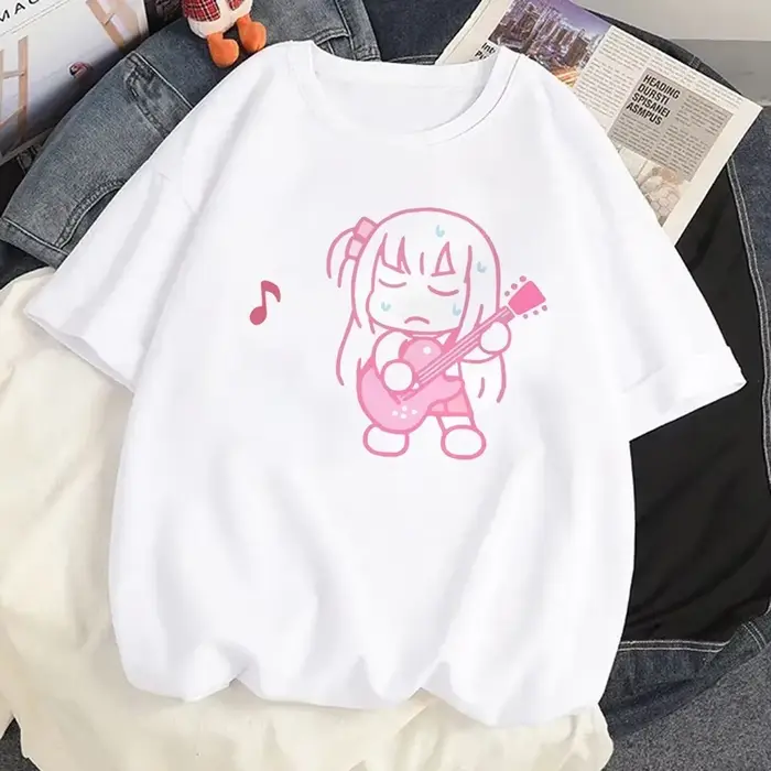 T-Shirt de dessin animé amusant et mignon pour femmes, vêtements de Style gothique Y2K pour femmes,