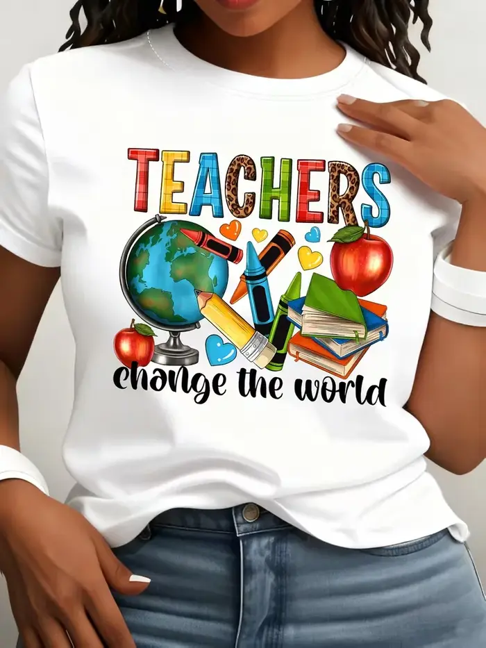 T-shirt imprimé pour enseignant