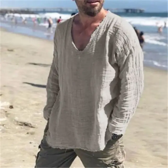 Chemises d'été de Style Viking pour hommes