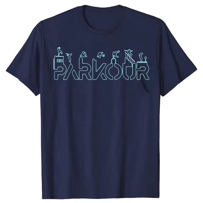 T-shirts de sport Parkour et Freerunning pour hommes et femmes