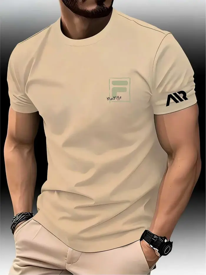 Nouveau T-shirt de sport imprimé pour homme