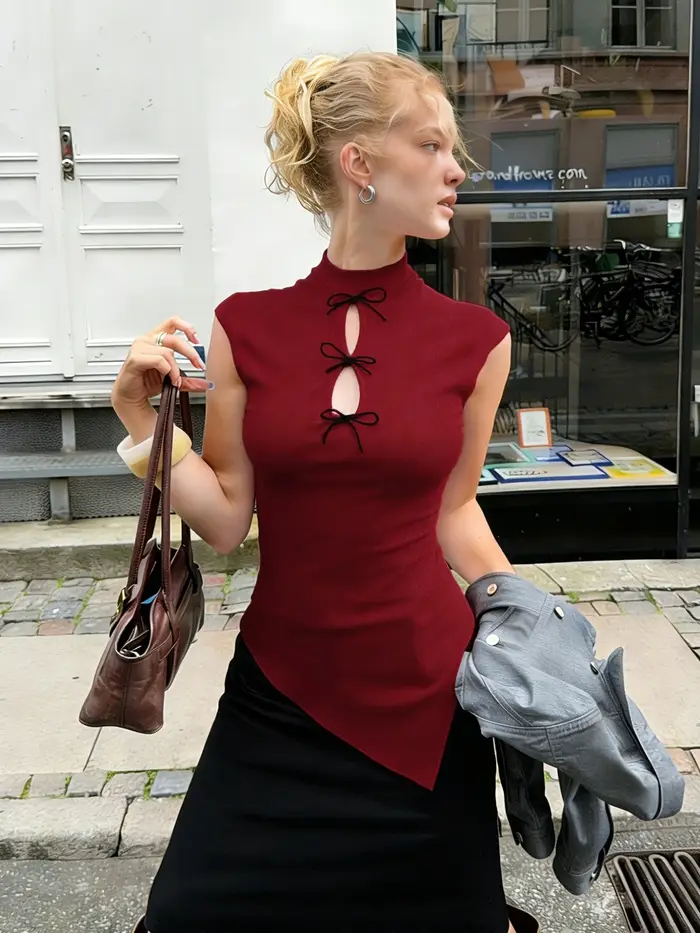 Haut Y2K sexy et décontracté pour femme