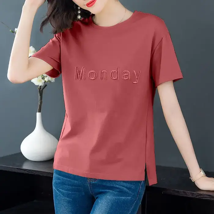 T-shirt à manches courtes pour femmes