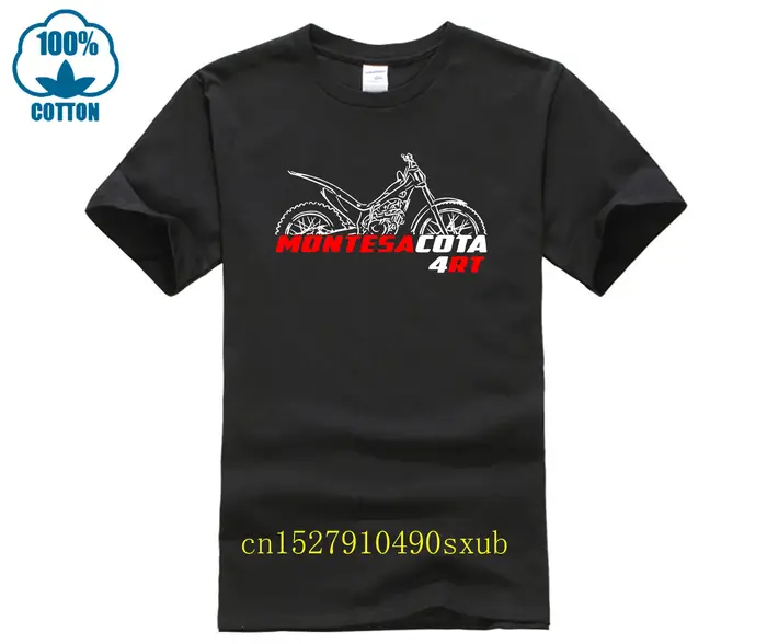 Hommes T-shirt décontracté Montesa Cota 4RT moto T-shirt graphique été manches courtes 100% coton S-