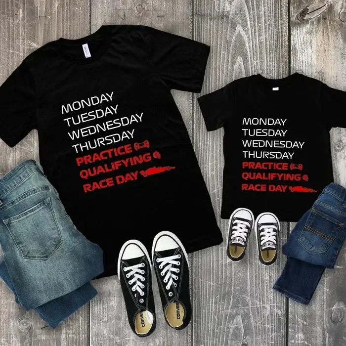 T-shirt de la semaine de course pour hommes et femmes