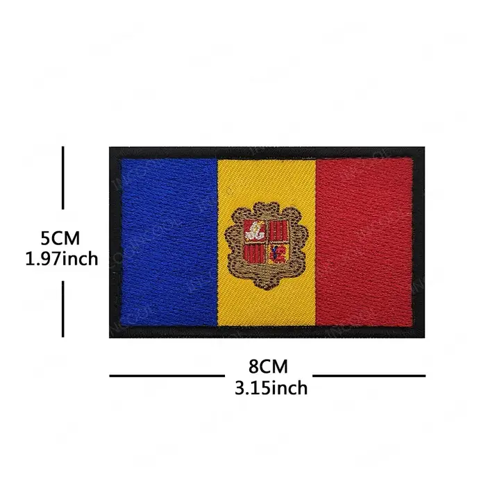 Drapeaux européens drapeau National allemagne France royaume-uni espagne lituanie Patch brodé Appliques tactiques brassard Badges décoratifs