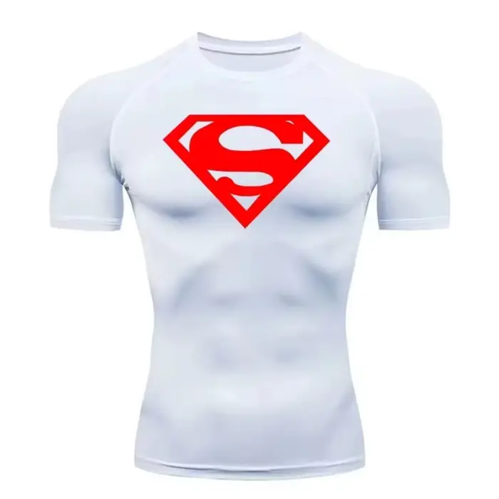 T-shirt de compression sportif pour homme