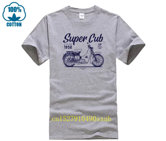 T-shirt classique de moto Super Cub