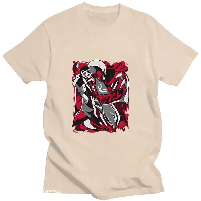 Helluva Boss t-shirt jeu dessin animé imprimé Harajuku Kawaii