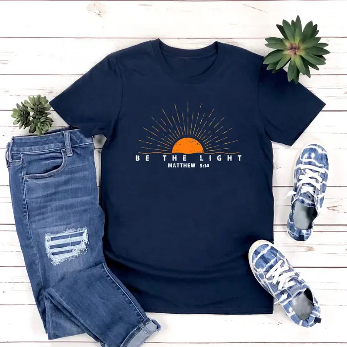 T-shirt Be The Light Matthew 5:14