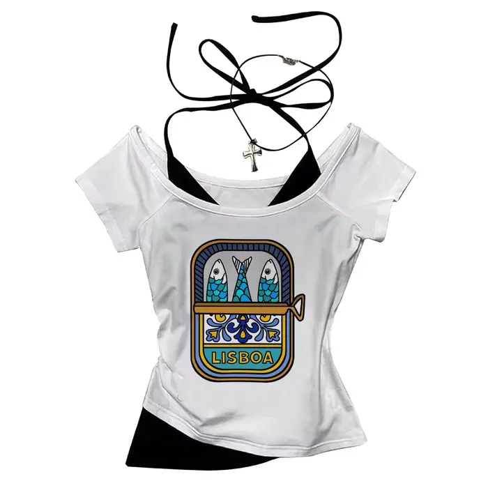 T-shirt graphique pour femme