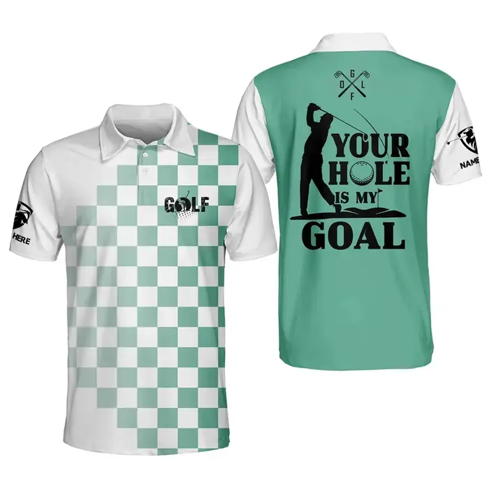 Polos de golf College tête de mort 3D pour hommes et femmes