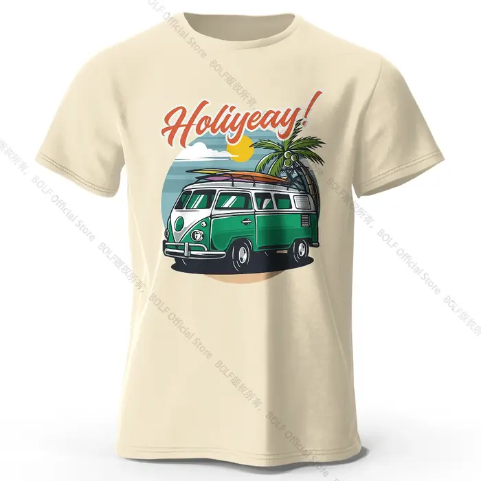 Insigne de coucher de soleil Tropical imprimé unisexe hommes femmes T-Shirt t-shirts hauts 100% coto