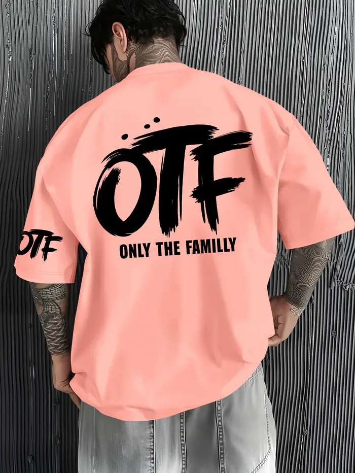 T-shirt imprimé tendance sur le thème de la famille pour hommes et femmes