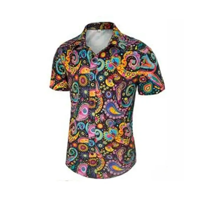 Chemise disco pour homme style années 70
