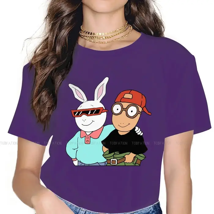Et Buster – t-shirt col rond surdimensionné pour femme, Streetwear, en tissu, dessins animés, dessin