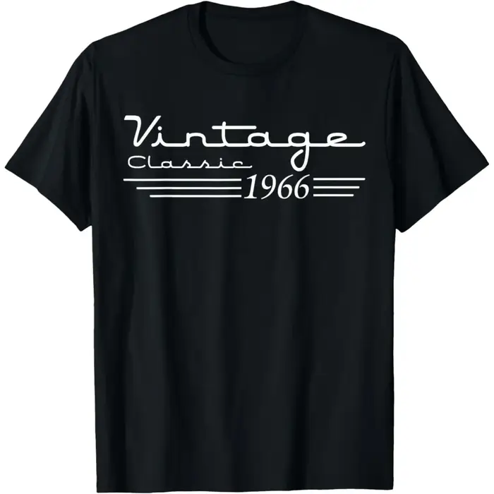 T-shirt vintage 1966 pour homme et femme