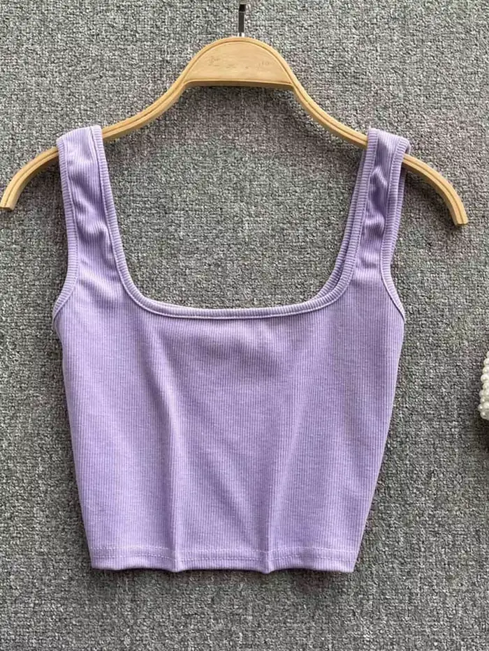 Haut court dos nu pour femme