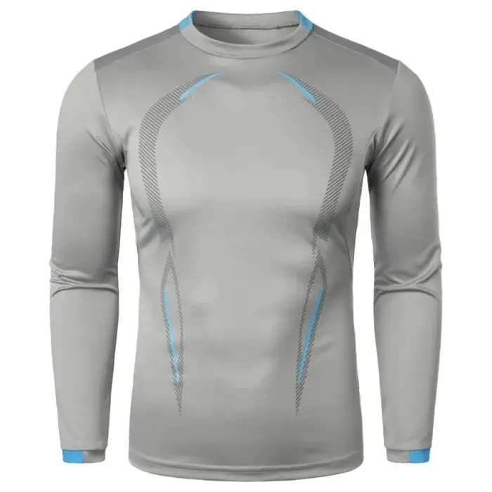 T-shirt à manches longues pour hommes, léger et respirant, à séchage rapide, Streetwear, surdimensio