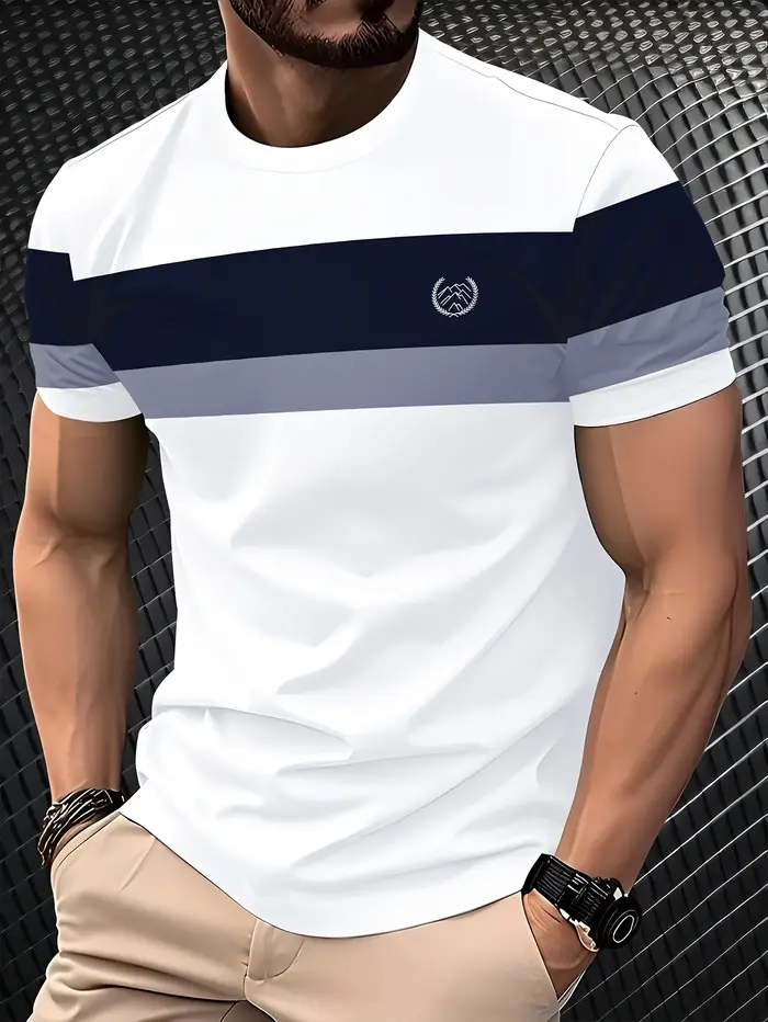 Le nouveau T-shirt pour hommes d'été 2025 est un T-shirt pour hommes d'extérieur léger, respirant, d