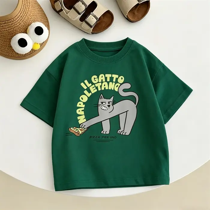 Vêtements d'été, hauts imprimés de dessins animés