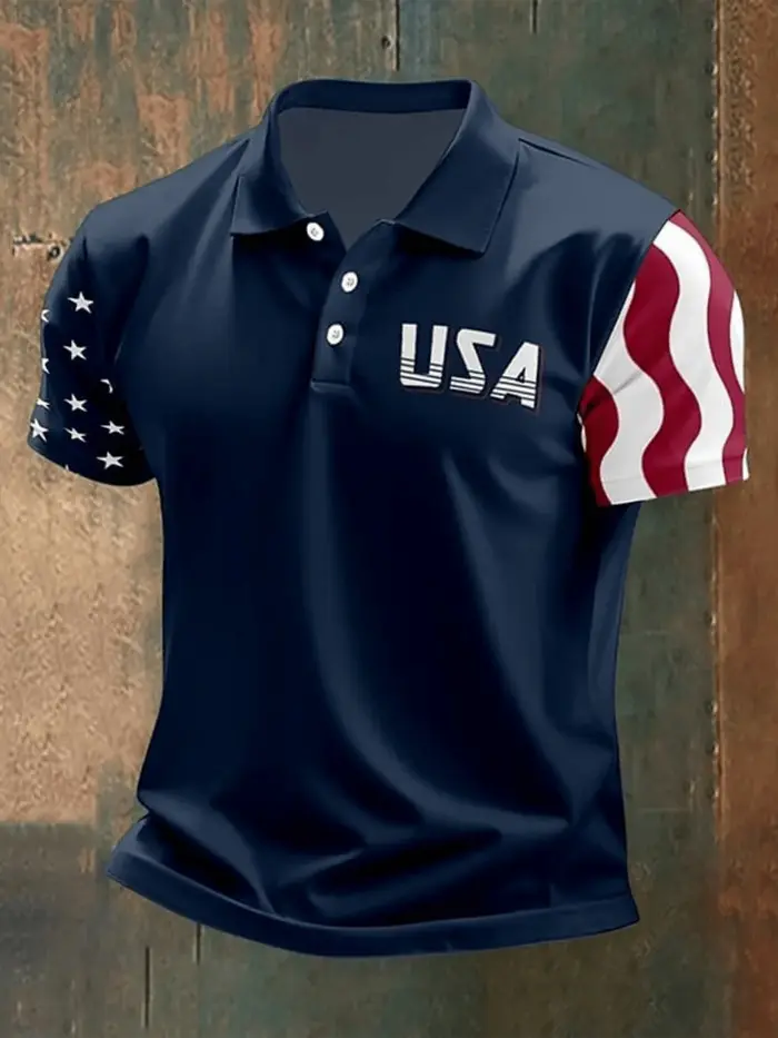 Polo pour homme USA 250e anniversaire