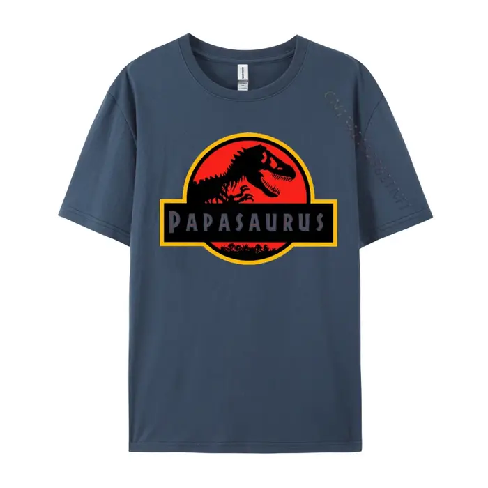 T-shirt en coton Papasaurus pour hommes