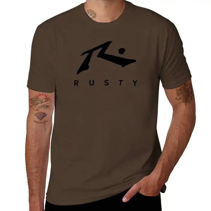 T-shirt de planches de surf rouillées pour hommes