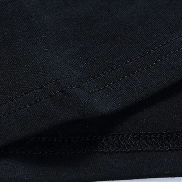 T-shirt à manches longues pour hommes avec col montant