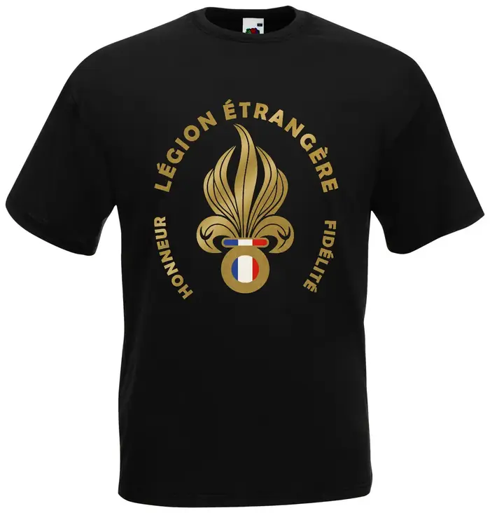 T-Shirt du Régiment des Étrangères Françaises avec Logo Imprimé