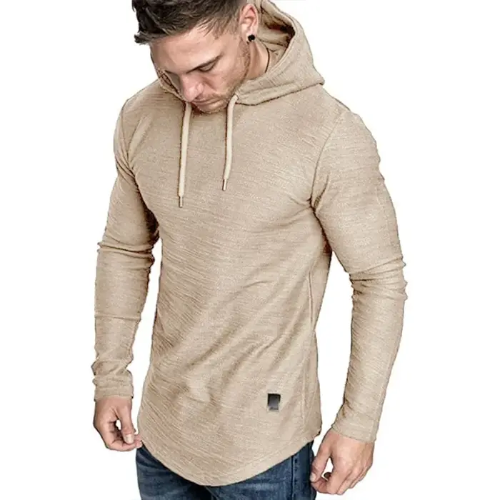 T-shirt à manches longues en coton pour hommes