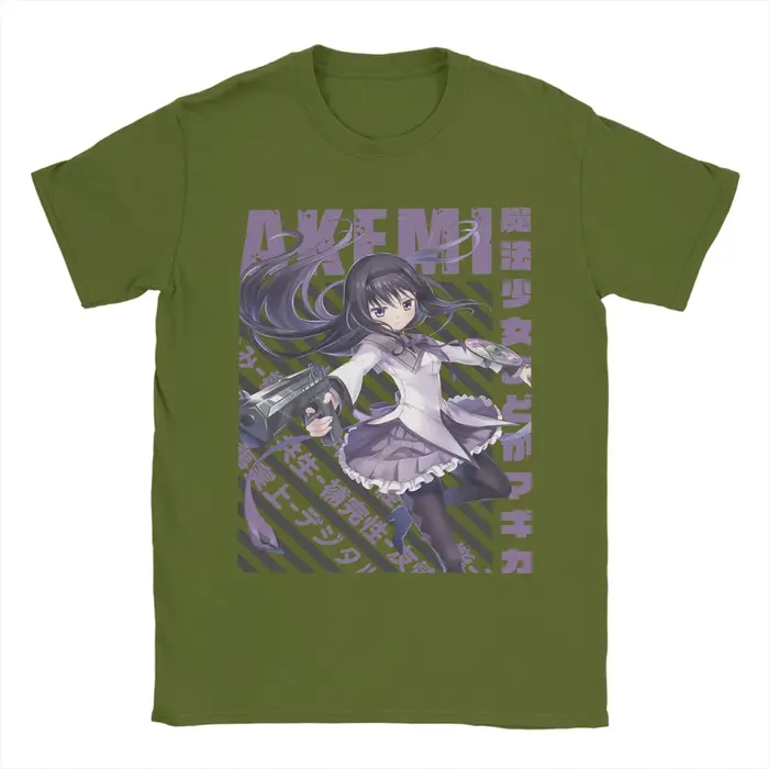 T-shirts pour hommes Mahou Shoujo Homura Akemi
