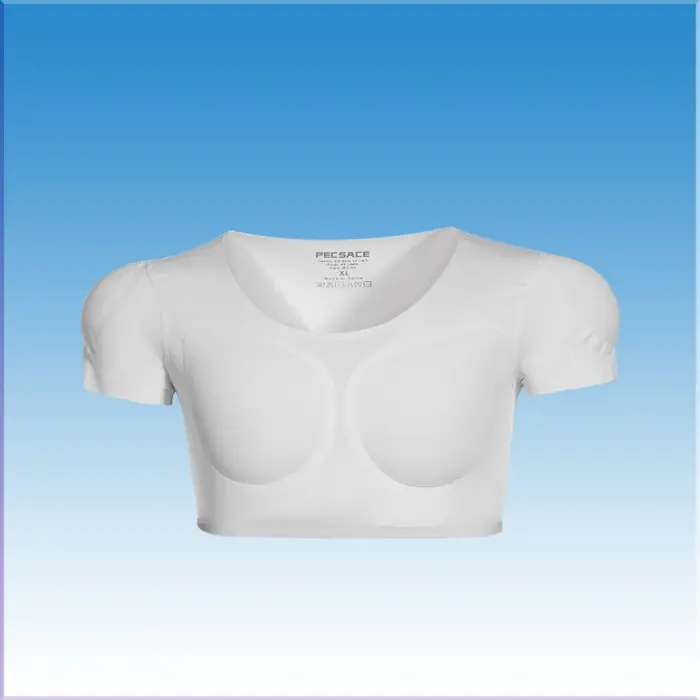 3D faux Muscle T-Shirt homme Cosplay bras poitrine sous-vêtements fête corps Shaper Invisible coussi