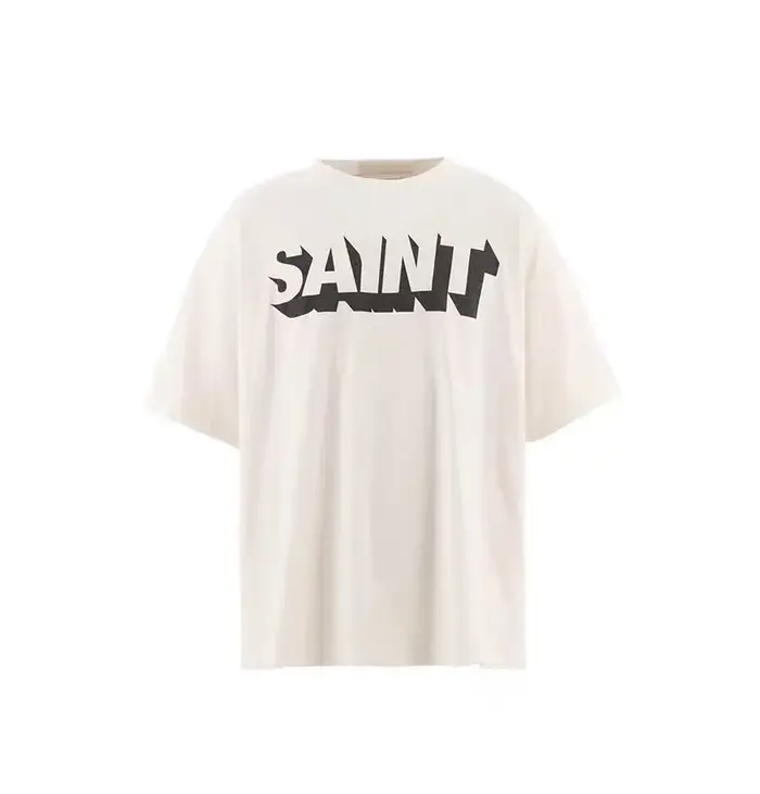 Streetwear Vintage SAINT t-shirt hommes femme meilleure qualité col rond décontracté printemps été c