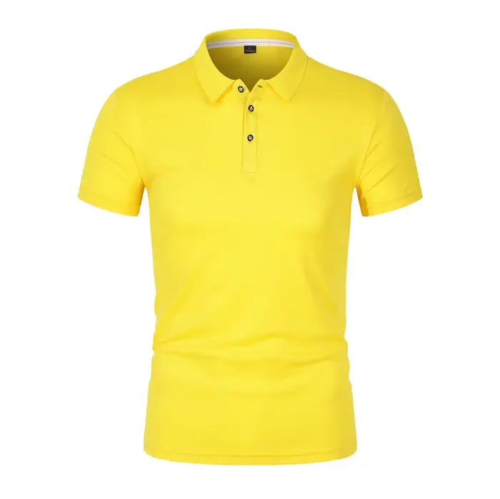 Polo à manches courtes pour hommes à séchage rapide avec chemise à revers respirante
