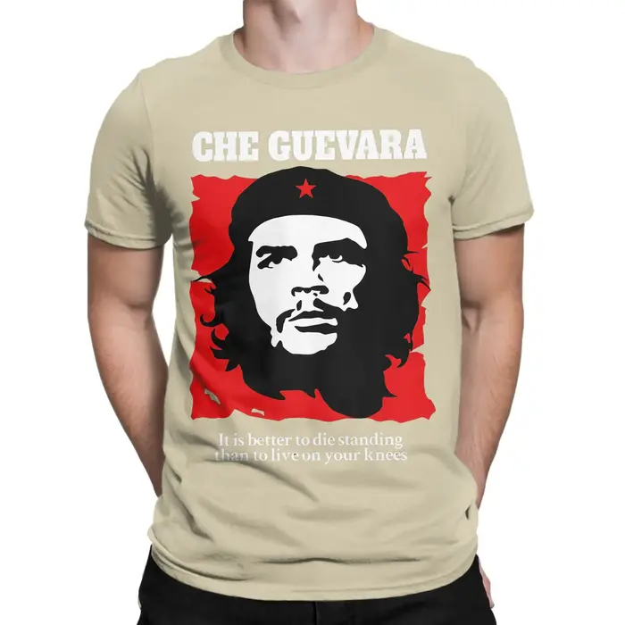 Hommes Ernesto Che Guevara Cuba t-shirt guerrilla cubaine coton vêtements génial à manches courtes col rond T-Shirts imprimés