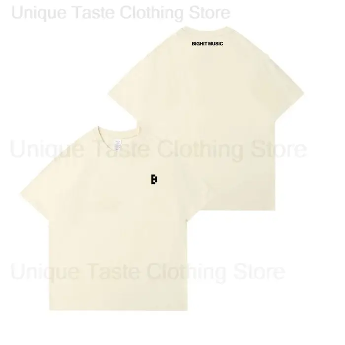  CORTIS T-shirt couleur à l'extérieur les lignes lettre impression