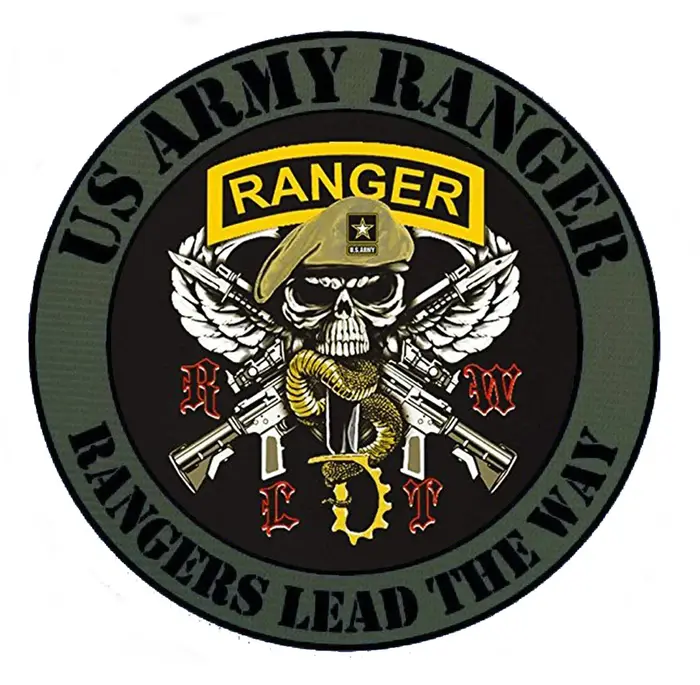 Les Rangers conduent le chemin. T-shirt de soldat d'infanterie d'élite de l'armée américaine. Nouveau 100% coton à manches courtes col rond T-shirts haut décontracté taille S-3XL