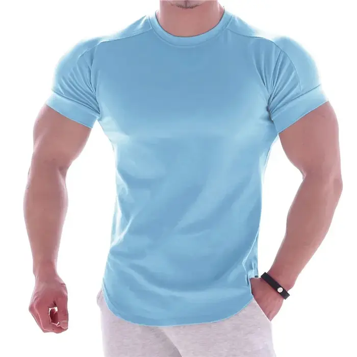 2024 T-shirt de sport d'été hommes gymnases à manches courtes