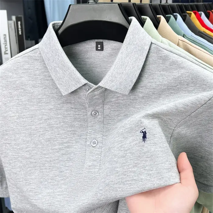 Nouveau style été 2026 – Polo brodé de luxe haut de gamme à manches courtes