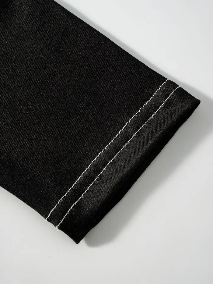 Robe élégante à imprimé abstrait à manches longues pour femme, tenue de vacances printemps-automne, tenue de bureau décontractée, robe mi-longue fluide à coupe trapèze