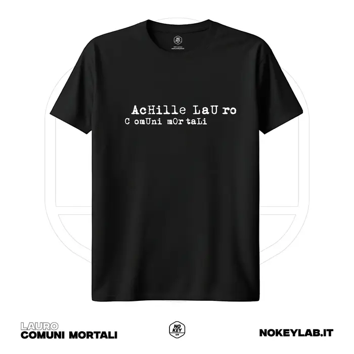 Achille Lauro T-Shirt Hommes Femmes-Fan Artiste Musique