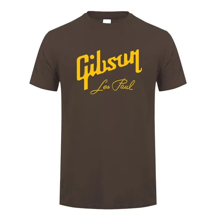 Guitare Gibson t-shirt été hommes à manches courtes coton t-shirts