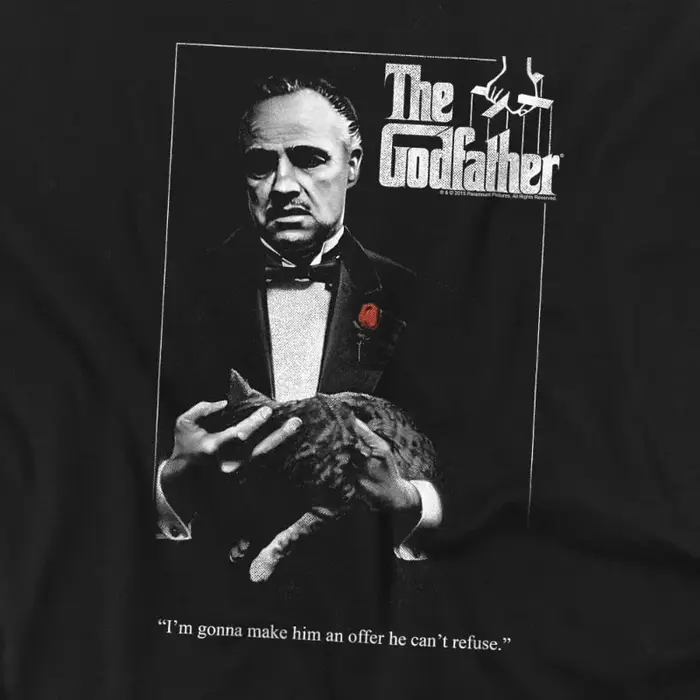 T-shirt Godfather Poster 2026 Nouvelle Collection Été Femme Vintage Respirant Streetwear Ample Décontracté