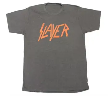 T-Shirt en coton avec image de la bande Hell Awaits Slayer