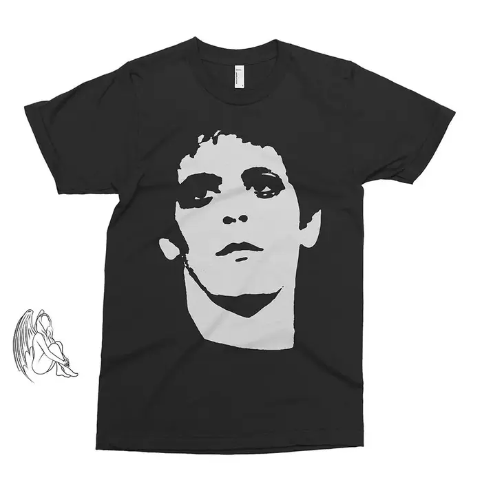 T-shirt Lou Reed, Tee, Velvet Underground, Punk, Musique, Rock, The Killers, The Clash, Warhol Genius, Cadeau cool