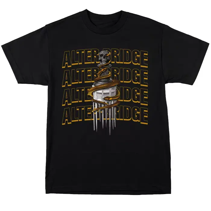 T-Shirt Alter Bridge Alter Bridge Band, 100% coton, graphique, pour hommes et femmes, Streetwear d'été
