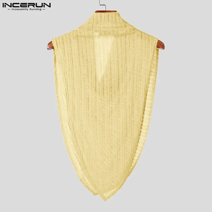 INCERUN – débardeur irrégulier pour hommes